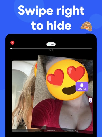Photo Delete Swipe - PixPurge iPad screenshot
