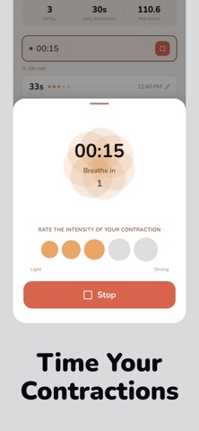 Wave: Contraction Timer screenshot