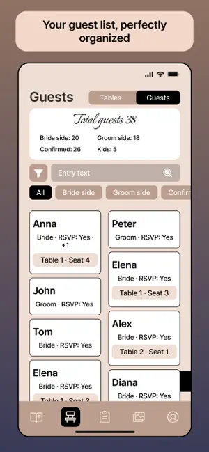 Vela: wedding prep screenshot 3