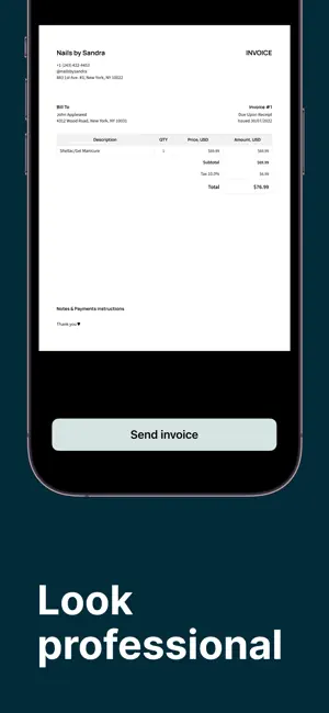 Invoice Maker Tofu & Estimates iPhone screenshot 5