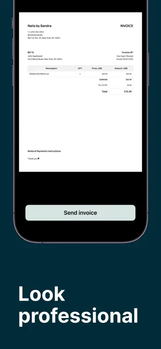 Invoice Maker ▸ Estimate App: Screenshot 5 von 5