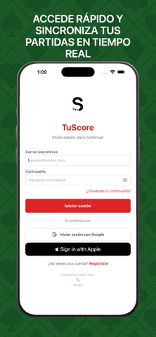 Tu Score iPhone screenshot