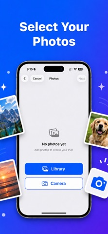 SnapPDF: Photos to PDF iPhone screenshot