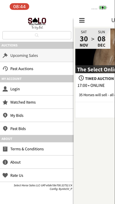 Select Online Horse Sales Screenshot