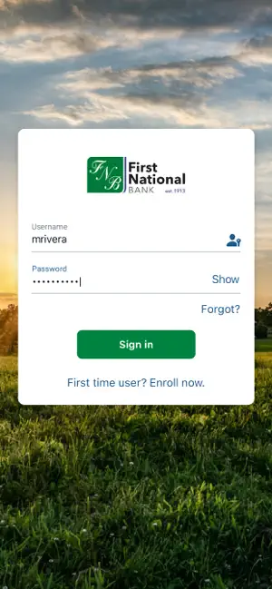 FNBOnline screenshot 2