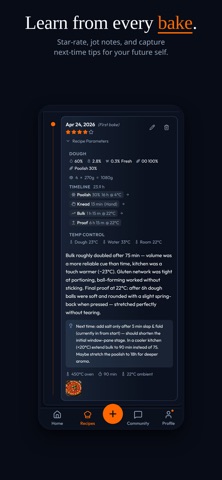 DoughVault: Pizza Dough Calc iPhone screenshot