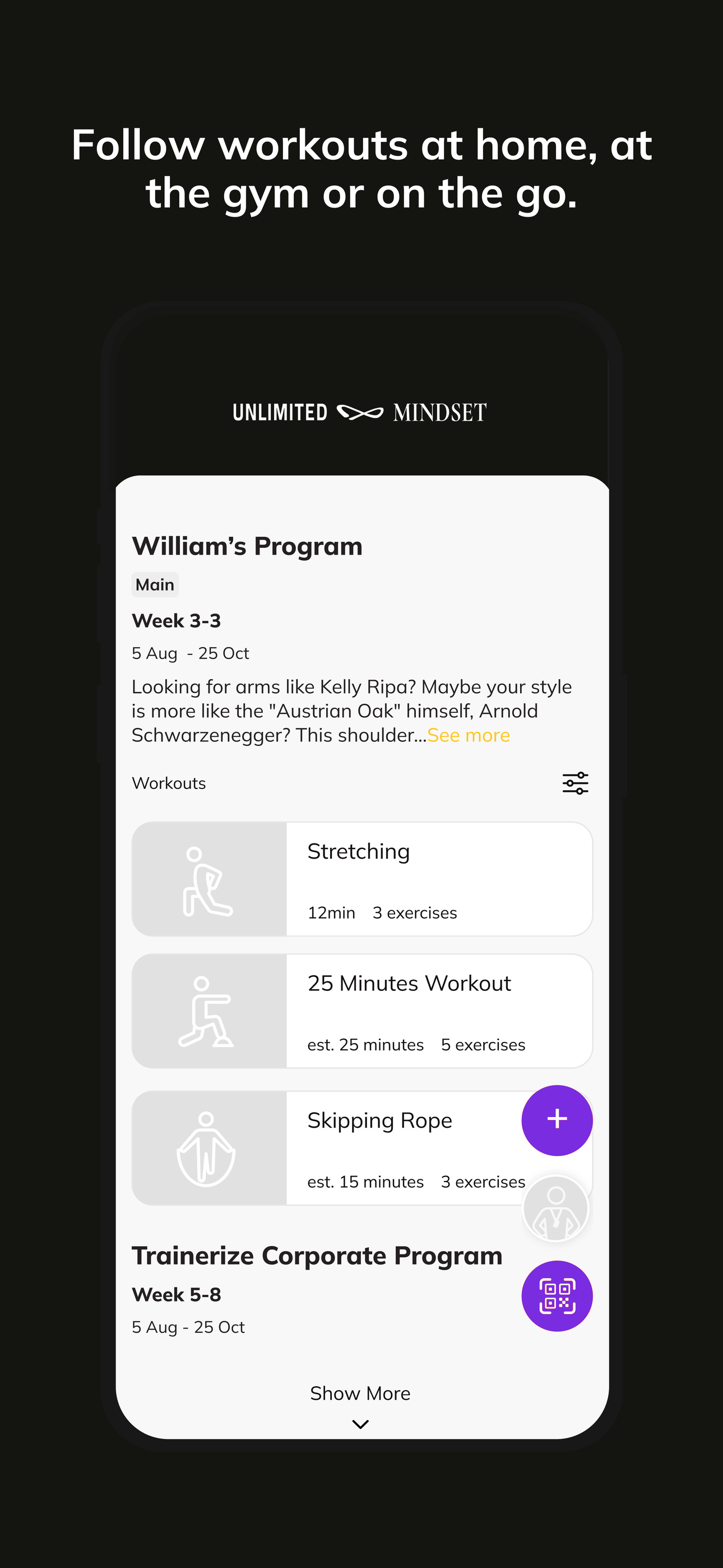 Unlimited Mindset Wellness App screenshot 3