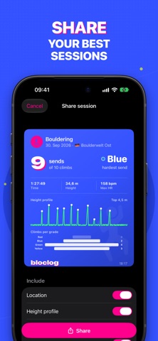 Bloclog: Track your climbing screenshot 6