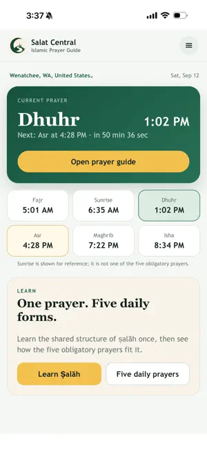 Salat Central screenshot 1