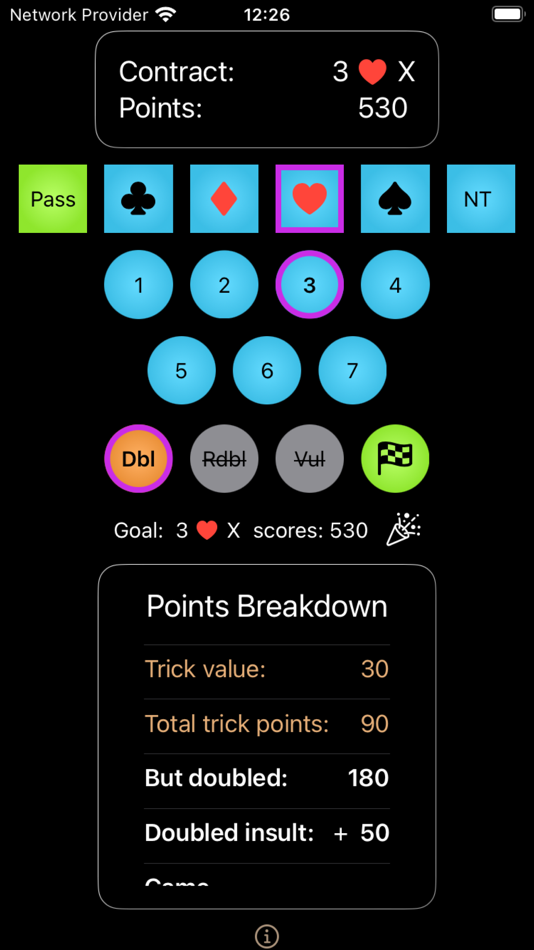 #1. Contract Bridge Calculator (iOS) 由: Alan Rickayzen