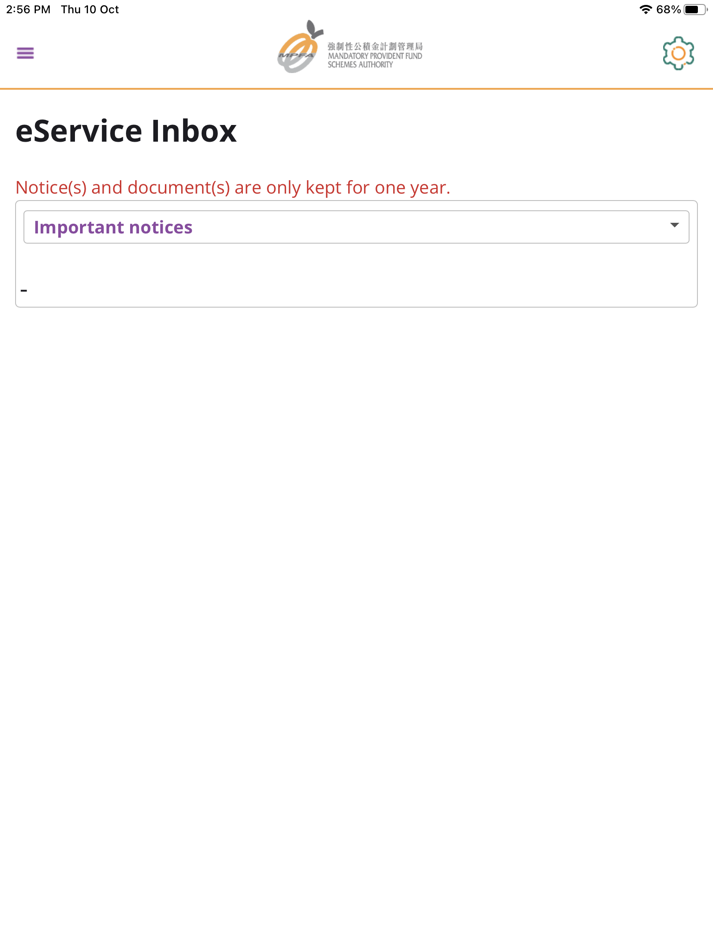#4. 積金局電子服務 (MPFA eService) (iOS) 由: MPFA