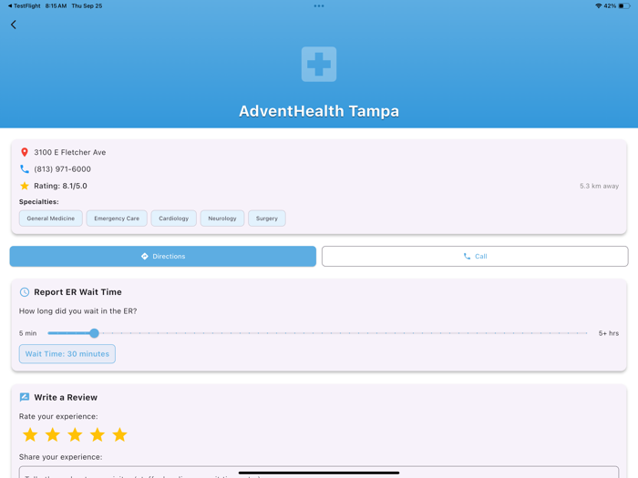 ER Wait Time - Emergency Wait