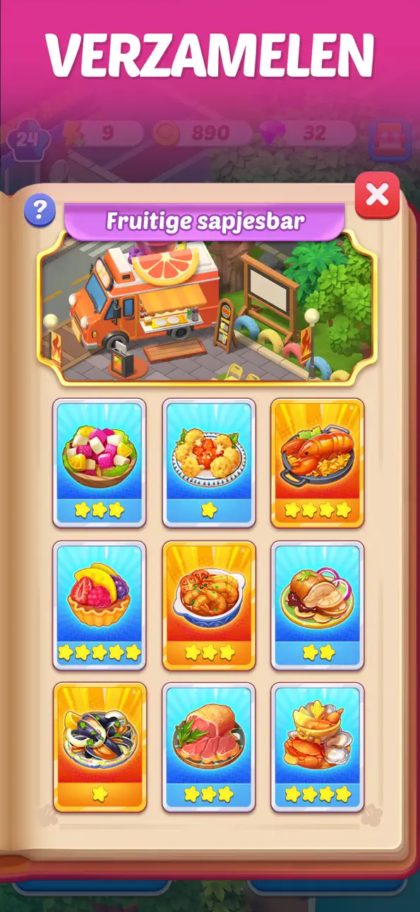 Merge Cooking® iOS Mod IPA screenshot 4 - iOS game interface