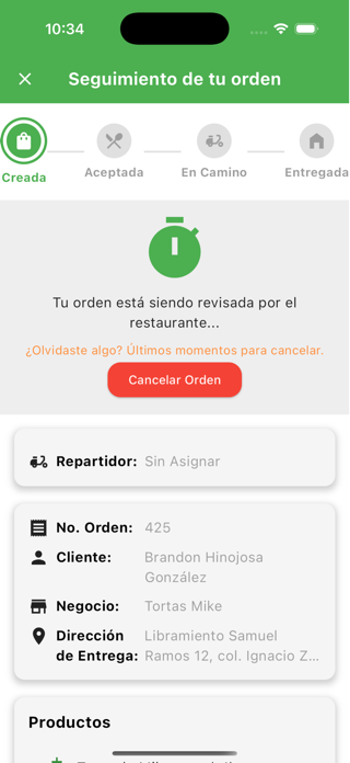IRIS Delivery App Screenshot 4 of 7