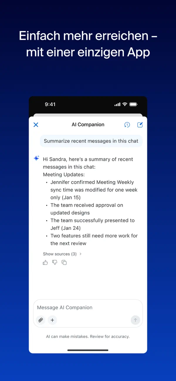 Zoom Workplace iPhone App Screenshot 2 – Wirtschaft