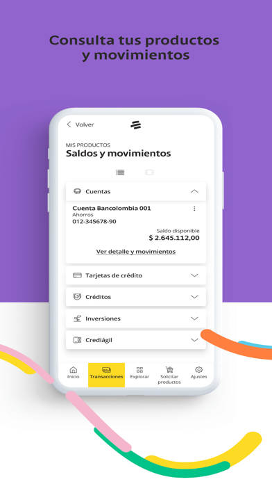 Mi Bancolombia Screenshot