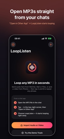 LoopListen: A-B Loop Player screenshot 2