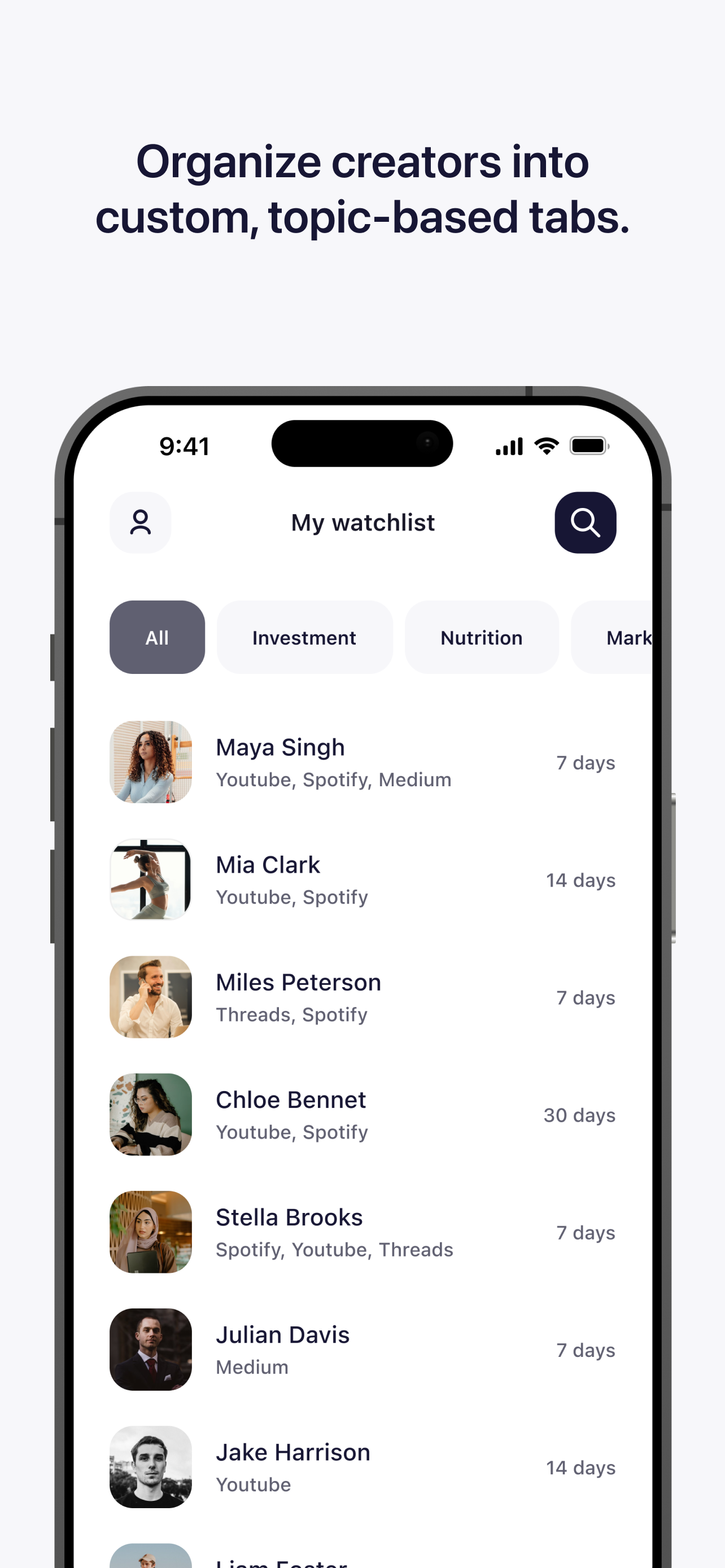 Faivorite: Skip scrolling screenshot 5