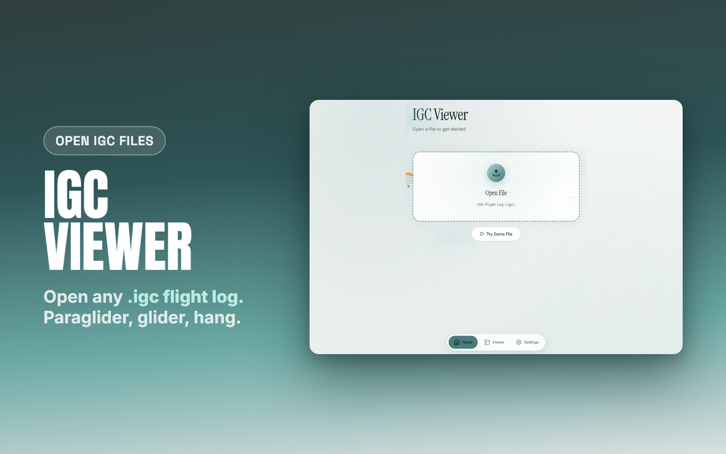 IGC Viewer · Flight Log Reader