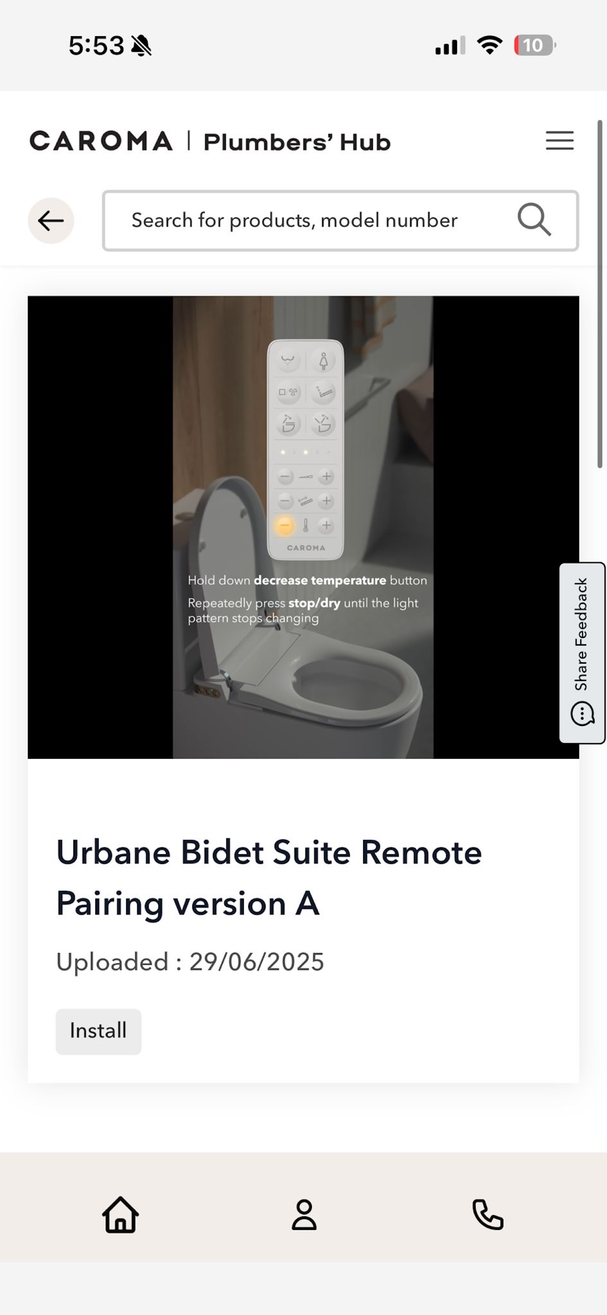 Caroma Plumbers' Hub