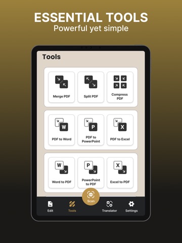Quick Scan - PDF & Doc Scanner iPad screenshot