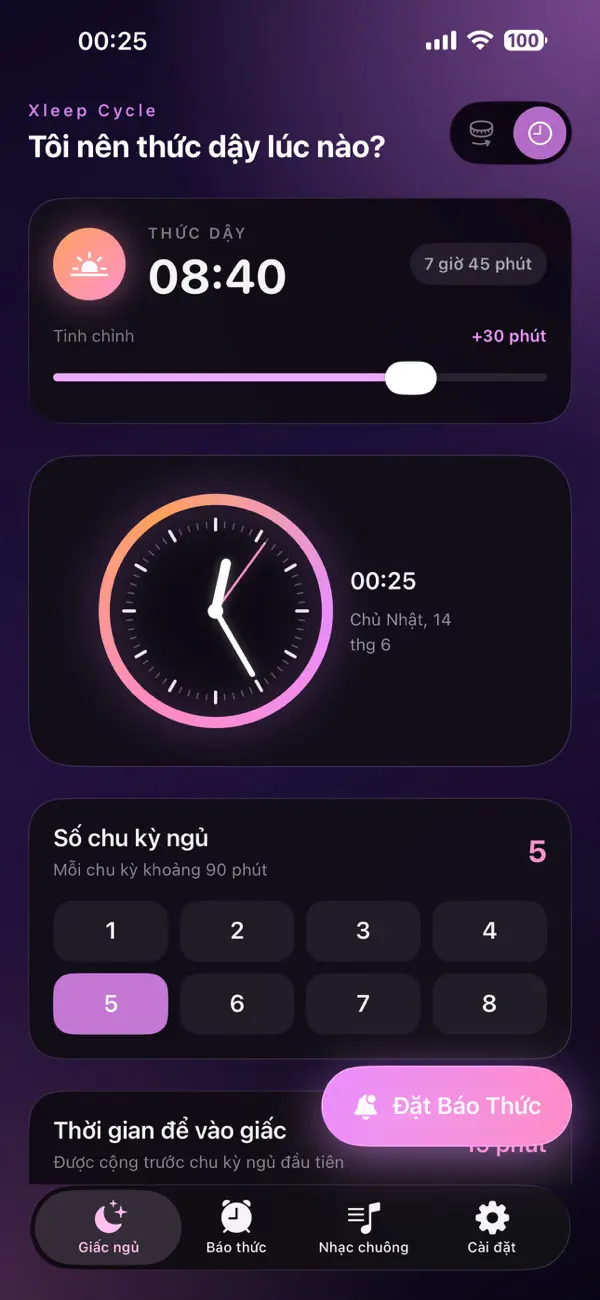 Screenshot #1 pour Xleep Cycle