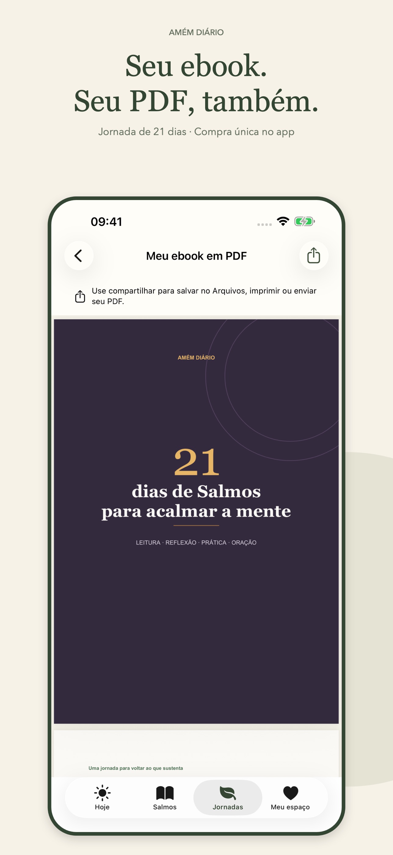 Screenshot 5 of Amém Diário: Salmos e Oração