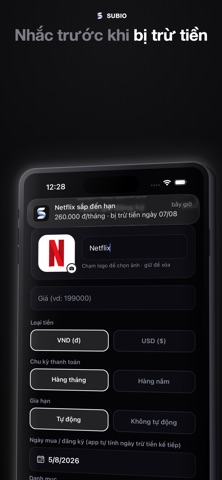 Subio - Quản lý đăng ký screenshot 3