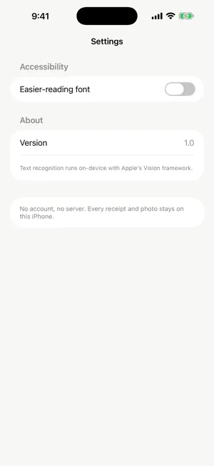 Beleg: Receipts to Sheets screenshot 3