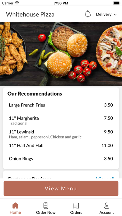 Whitehouse Pizza Screenshot