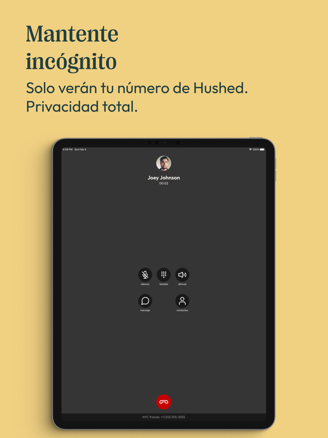 ‎Hushed: US Second Phone Number Screenshot