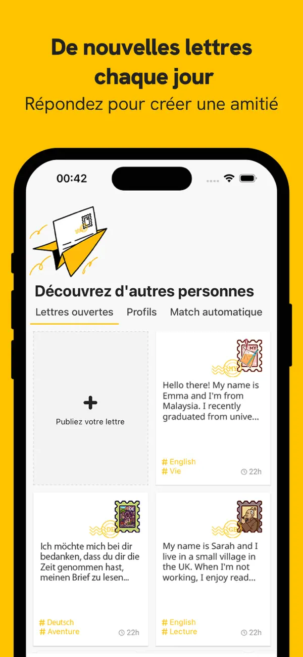 Screenshot #2 pour Slowly : Faites de vrais amis