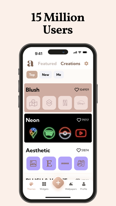 aesthetic kit: widgets, themes Screenshot