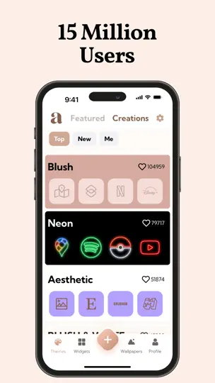 Captura de pantalla de Aesthetic Kit: Widgets Y Temas en iPhone 8