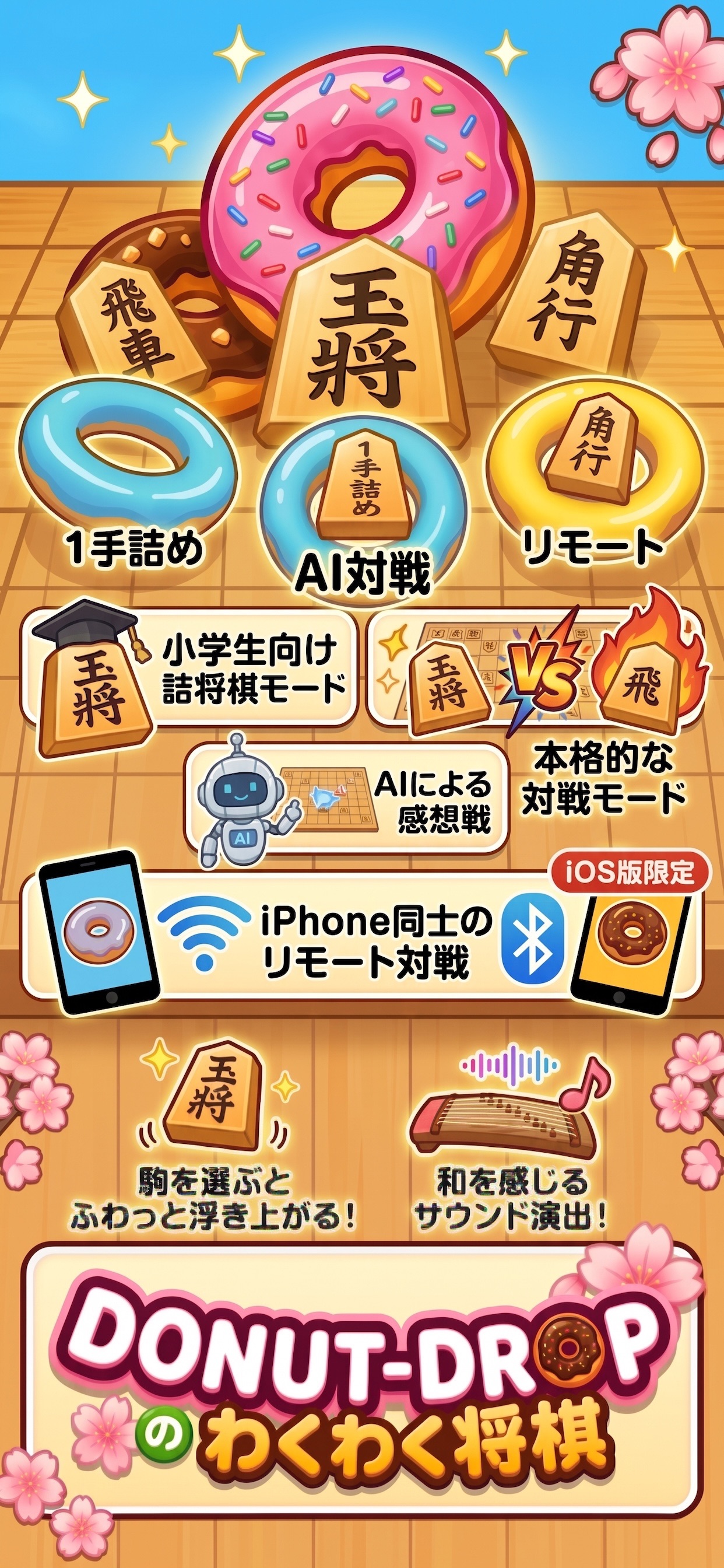 Screenshot 1 of Donut Dropのわくわく将棋