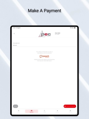 PEC Utility Management iPad screenshot