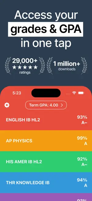 Gradekit: Track Grades & GPA screenshot 1