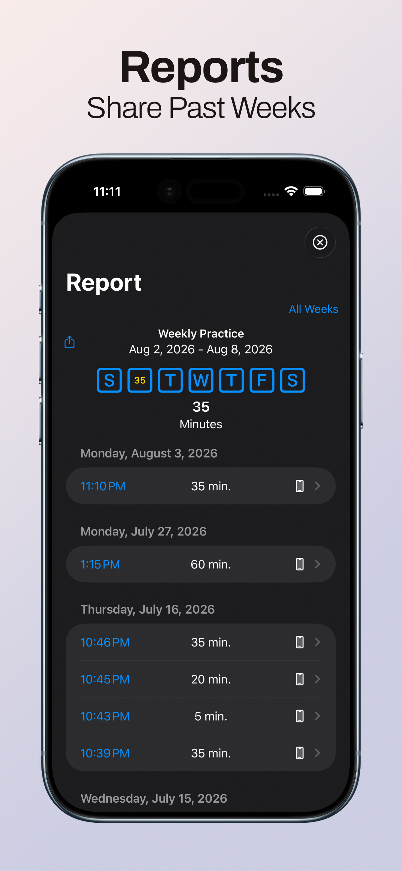 PracticeMeter screenshot 5
