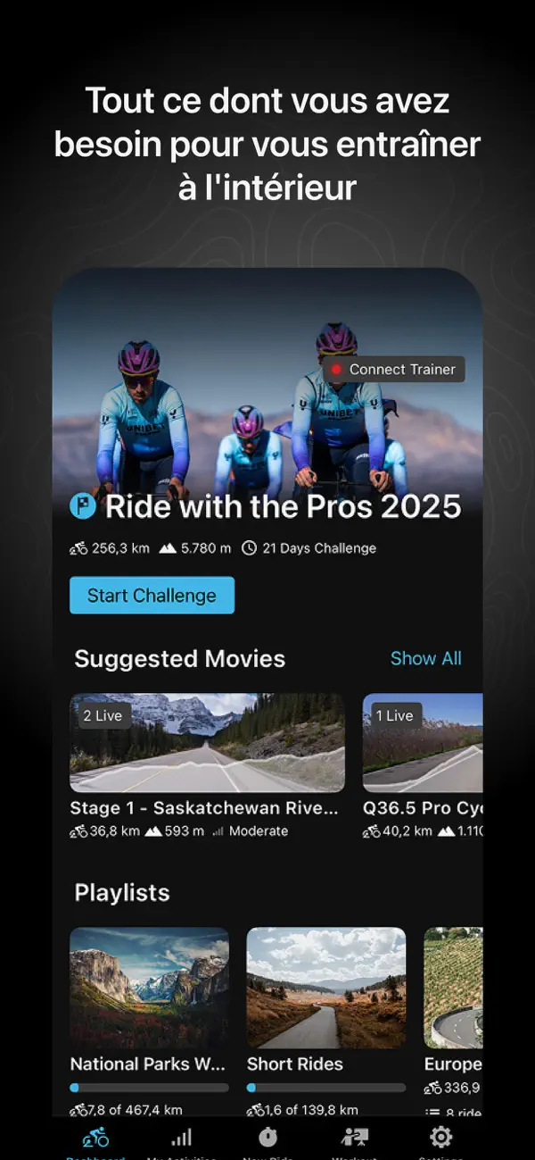 Screenshot #1 pour Tacx Training™