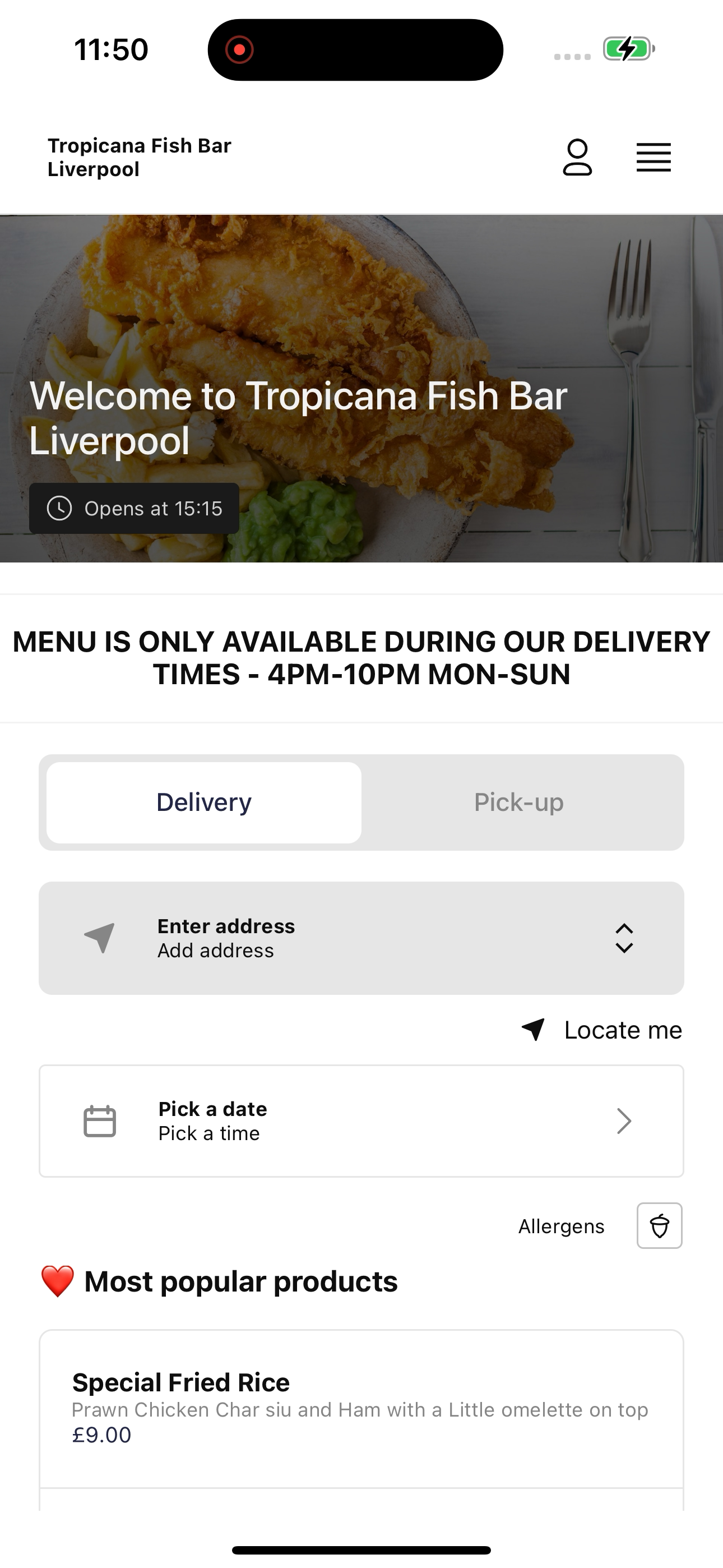 Tropicana Fish Bar Liverpool screenshot 3