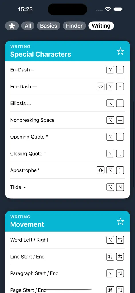 Shortcards - Reference App | MWM