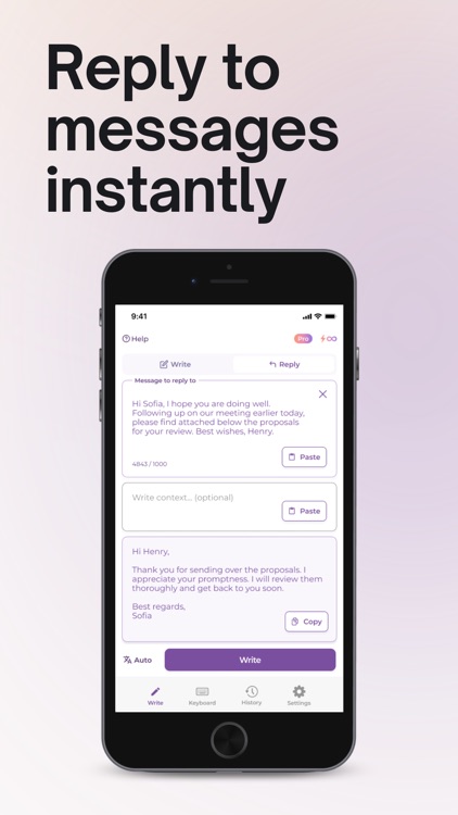 ParagraphAI: Writer & Keyboard screenshot-3
