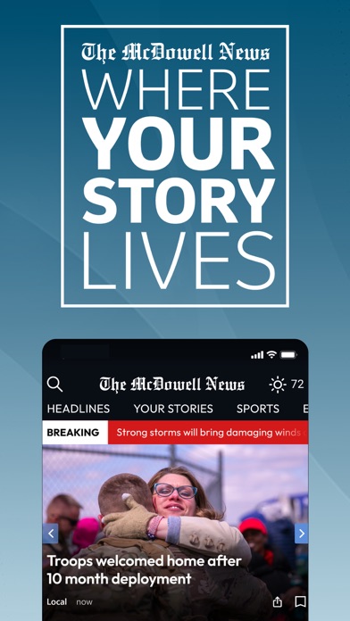 McDowell News Screenshot
