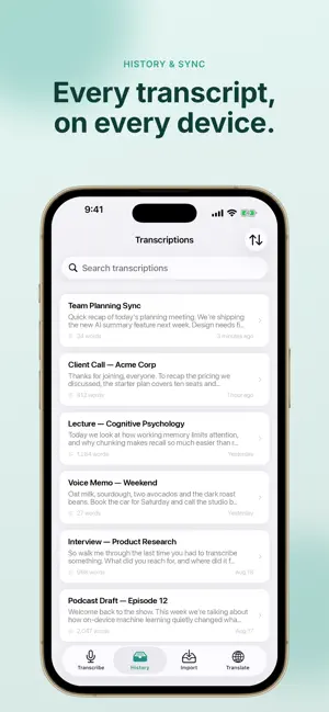 Voice to Text AI Transcriber screenshot 4