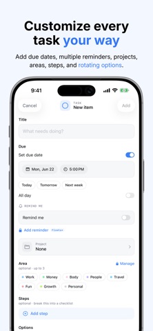 Flowta: Daily Planner & Habits Screenshot 6 of 7
