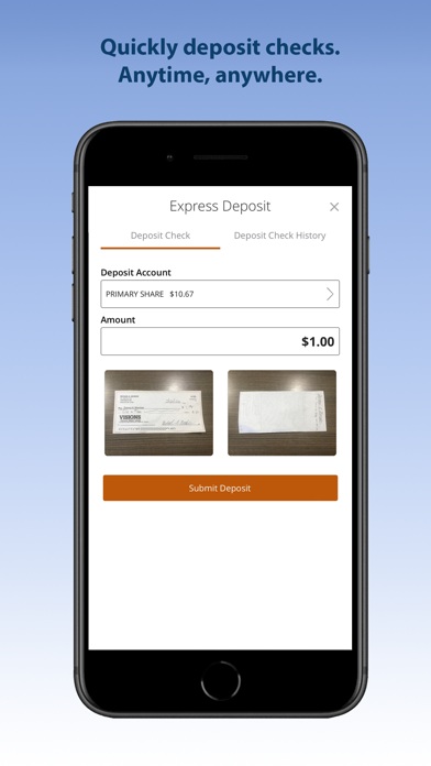 Visions FCU Mobile iPhone screenshot 6 - Finance app