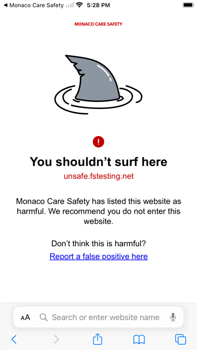 Monaco Care Safety Screenshot