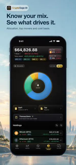 CryptoSage AI screenshot 2
