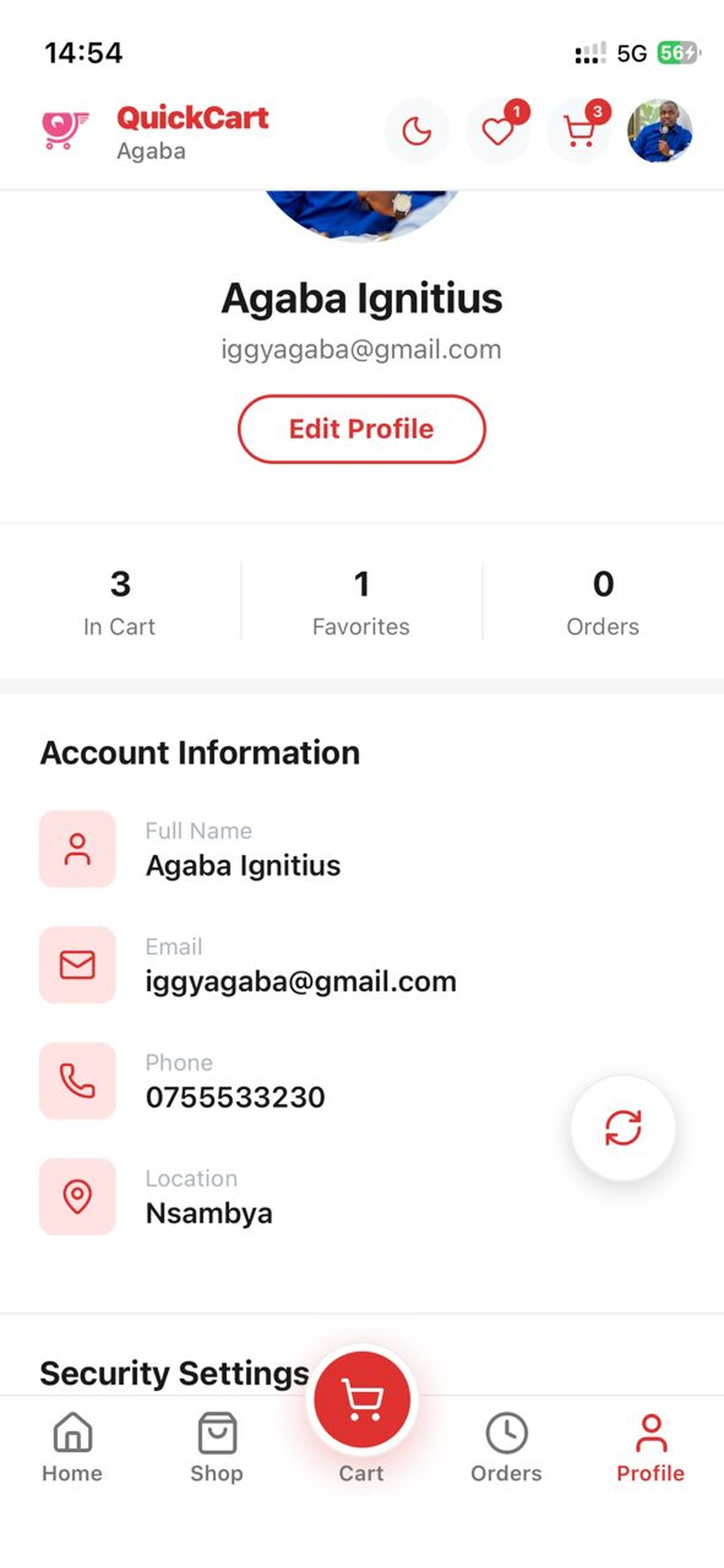QuickCart UG screenshot 3