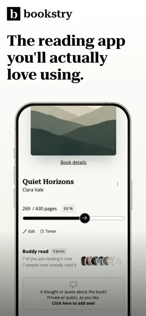 Bookstry: Book Tracker screenshot 1